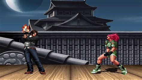 KOF MUGEN KYO KUSANAGI Vs OROCHI LEONA YouTube