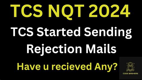 TCS Sending Rejection Mail To Students You Are Rejected If U Didnt