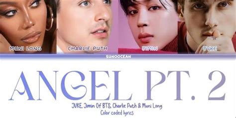 Lirik Lagu Angel Pt 2 JVKE Jimin Of BTS Charlie Puth Muni Long