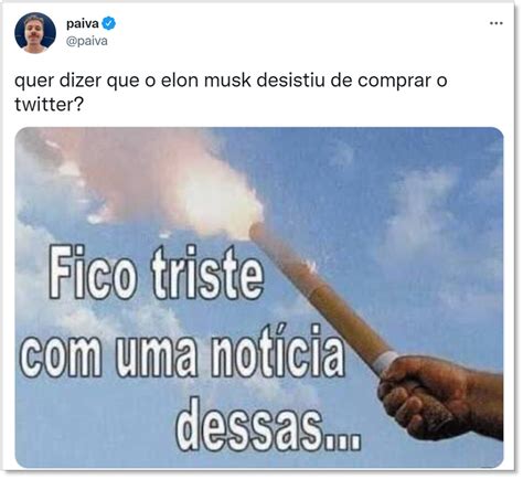 Musk vira meme após desistir de comprar o Twitter