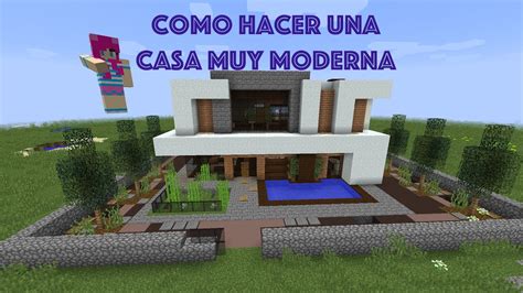 Como Hacer Una Casa Muy Moderna En Minecraft Pt1 Youtube