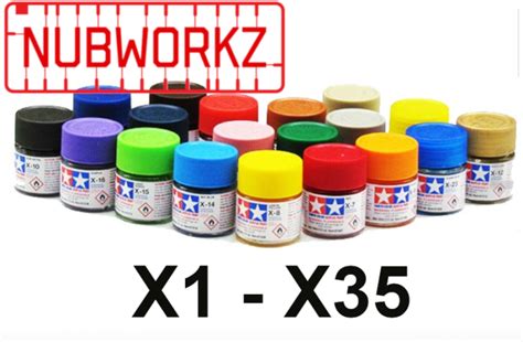 TAMIYA Acrylic Gloss Paints X1 X18 10ml Lazada Singapore