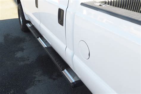 2017 2024 Ford F 250 F 550 Super Cab S Series Running Boards Stainless Steel [wb06sah8s