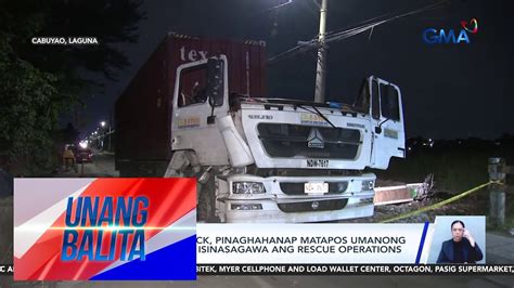 Lalaki Patay Matapos Sumalpok Sa Arko Ang Minamaneho Niyang Truck Sa