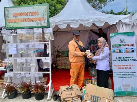 Dlh Ppu Buka Stan Bank Sampah Induk Di Pameran Umkm Warga Diajak Tukar