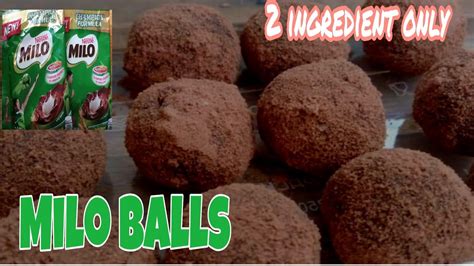 Milo Truffles Two Ingredient Only Easy To Make Youtube