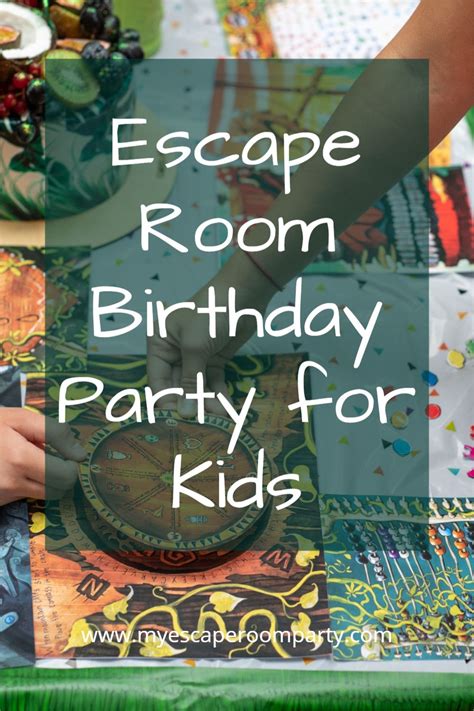 Escape room birthday party for kids – Artofit