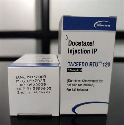 Docetaxel 120 Mg Injection At Rs 1030 Vial Taxotere In New Delhi ID