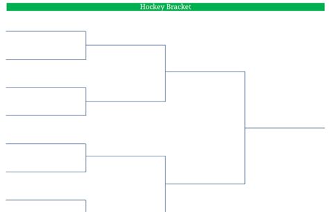 Printable NCAA Hockey Tournament Bracket