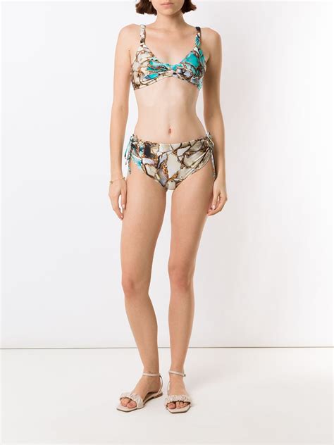 Lygia Nanny Marcela Print Bikini Set Farfetch