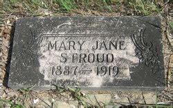 Mary Jane Fredrick Stroud M Morial Find A Grave