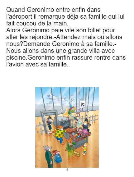 Geronimo Stilton Et Des Vacances Aux Poils Geronimo Stilton Self