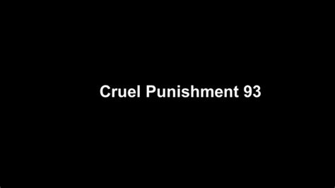 Cruel Punishment 93 Depraved World Clips4sale