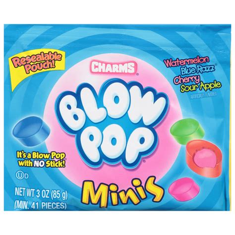 Save On Charms Blow Pop Mini Assorted Bubble Gum Filled Hard Candy Order Online Delivery Giant