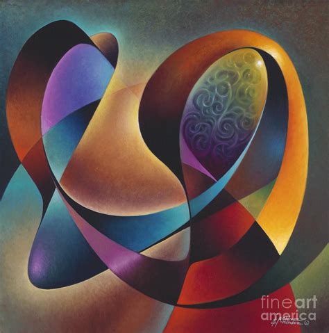 Dynamic Series #13 Painting by Ricardo Chavez-Mendez