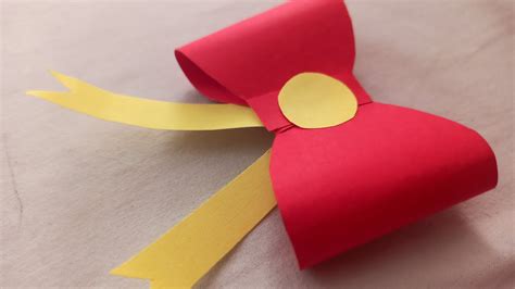 How To Make A Ribbon Out Of Paper So Easy 🎀 Youtube