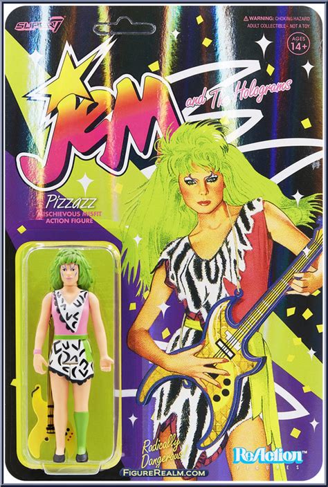 Pizzazz Jem And The Holograms ReAction Figures Super7 Action Figure