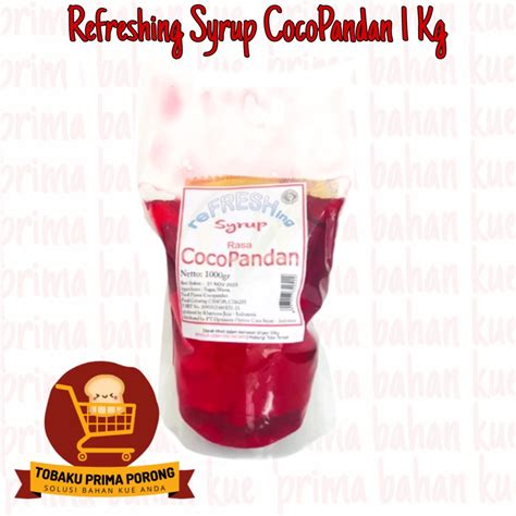 Jual Refreshing Syrup Cocopandan 1kg Shopee Indonesia