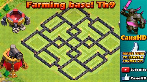 Clash Of Clans Th9 Farming Base Anti Everything Coc Best Town Hall 9