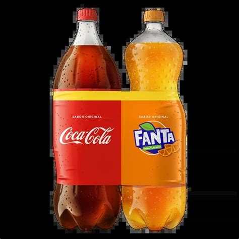 Kit Refrigerante Coca Cola Original Fanta Laranja L Cada Panel O