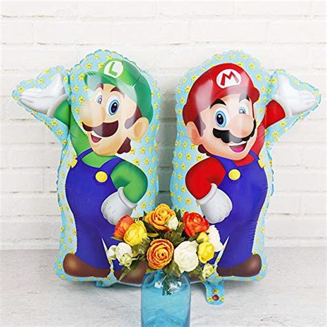 Mario Brothers Balloons Mary Balloons Mario Party Supplies Birthday