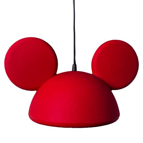 Pendente Orelhas Mickey X X Cm Polietileno Vermelho Usare Orelhas