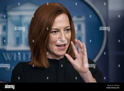 White House Press Secretary Jen Psaki Holds A News Briefing At The White House In Washington Dc