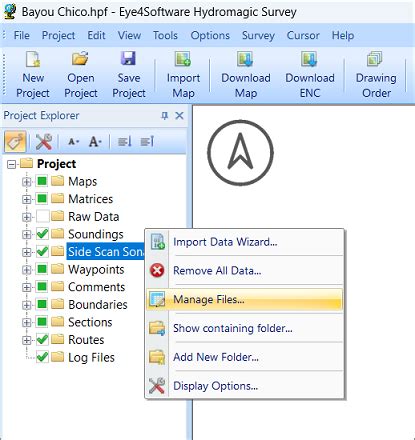 Side Scan File Manager Eye Software Hydromagic Hydrographic Survey