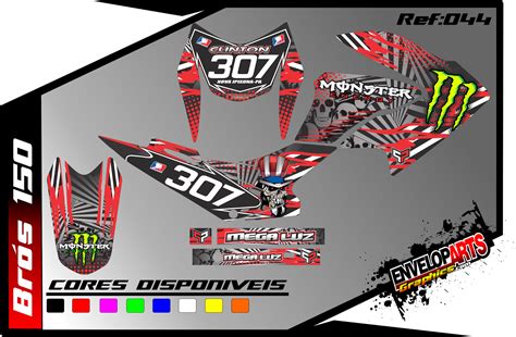 Enveloparts Adesivos Kits Gr Ficos Honda Br S A