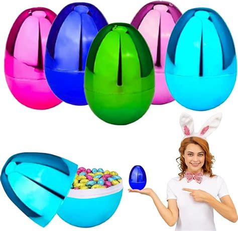 Amazon Chochkees Fillable Easter Eggs 12 Pack 6 Inch Jumbo