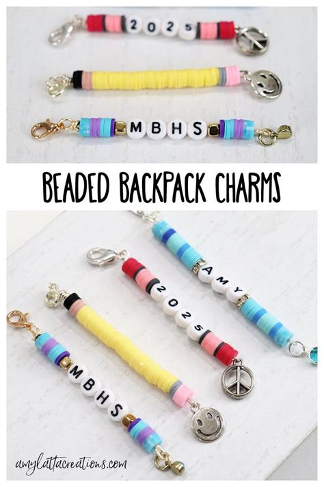 Beaded Backpack Charms Amy Latta Creations Backpack Charm Backpack