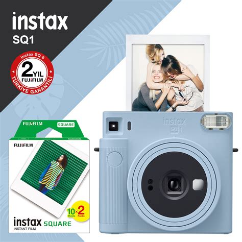 Фотоаппарат мгновенной печати Fujifilm Instax SQ1 + Ремешок + 20 Пленка ...