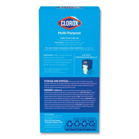 Clorox Multipurpose Degreaser Cleaner Refillable Starter Kit Crisp