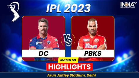 DC vs PBKS IPL 2023 Highlights: Punjab Kings win by 31 runs – India TV