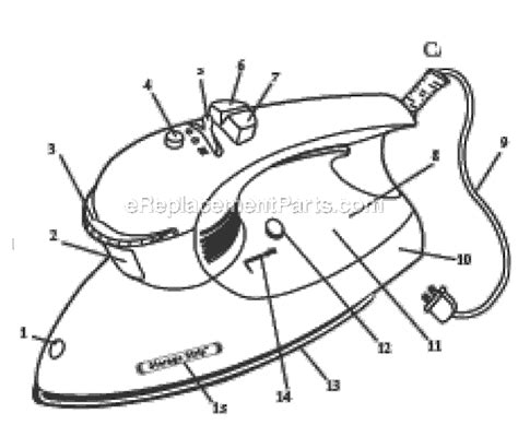 Sunbeam 4264 Parts List And Diagram