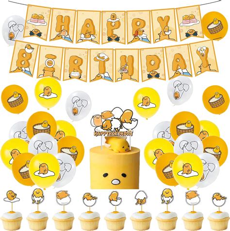 Decorazioni Compleanno Gudetama Palloncini Gudetama Compleanno