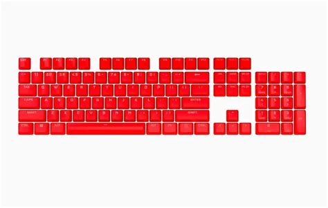 Zestaw Do Modyfikacji Klawiszy PBT Double Shot Pro Red Wasserman Eu