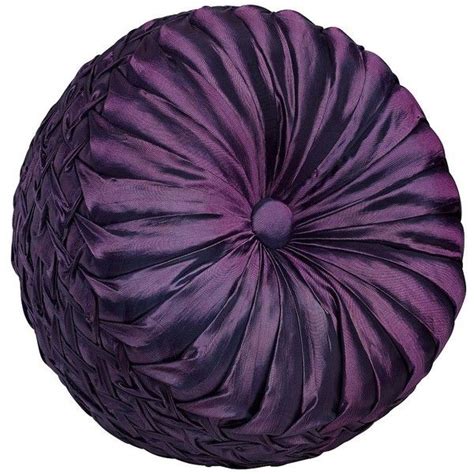 Olivia Round Purple Pouf Pillow Pillows Purple Throw Pillows Throw