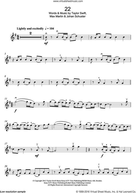 22 sheet music for violin solo (PDF-interactive) | Violin sheet music ...