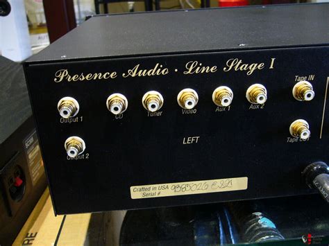 Presence Audio Line Stage 1 Dual Mono Tubes Preamp Photo 1967357 US