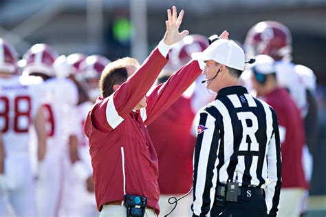 Nick Saban Comments On The State Of Officiating