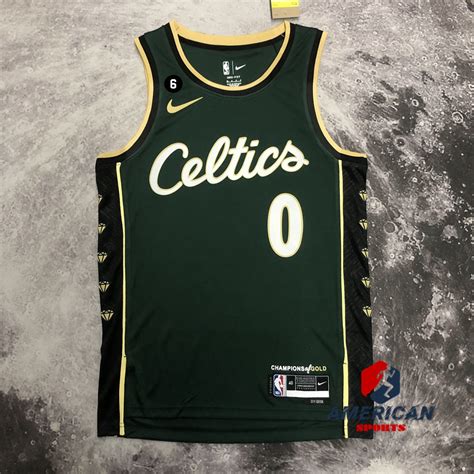 Camisa De Basquete Masculino Boston Celtics Jayson Tatum Verde