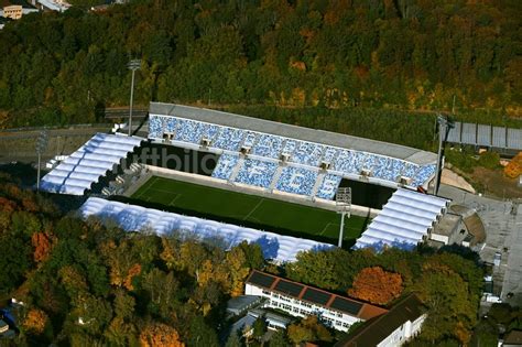 Luftaufnahme Saarbrücken Sportstätten Gelände der Arena des Stadion