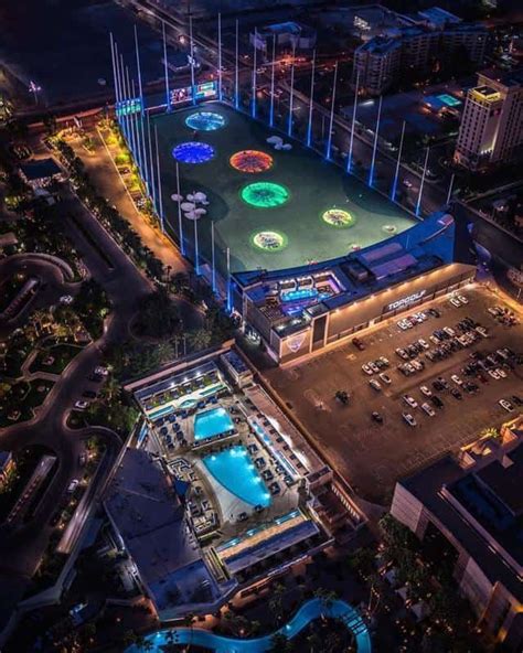 An Aerial View Of The Stadium At Night