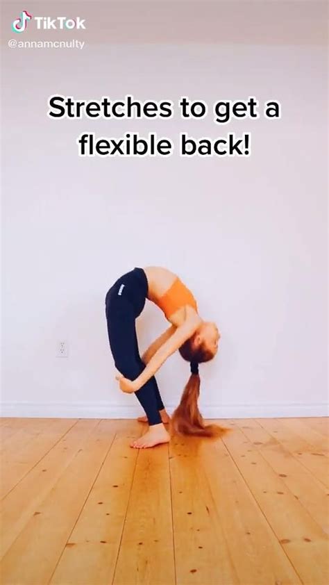 Stretches To Get A Flexible Back Video Gymnastics For Beginners