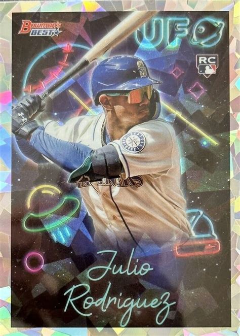 Julio Rodriguez 2022 Bowmans Best Ufo 4 Bowman Ufo Atomic Refractor