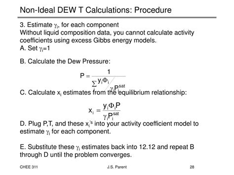 Ppt 7 Excess Gibbs Energy Models Powerpoint Presentation Free Download Id 4685383