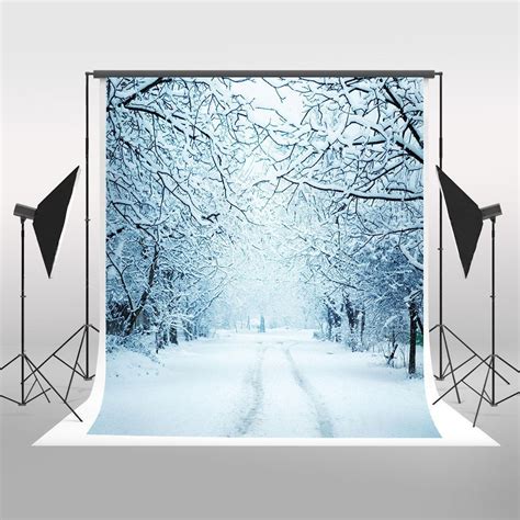 Mohome X Ft Christmas Backdrops Photography Winter White Snow Scene