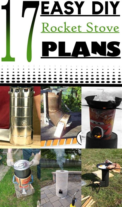 17 Diy Rocket Stove Plans For Campers Around Clairea Belle Makes