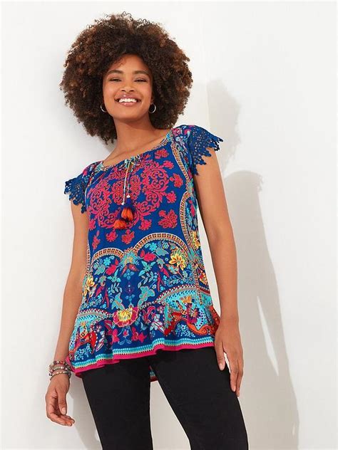 Joe Browns Boho Print Top Multi Uk